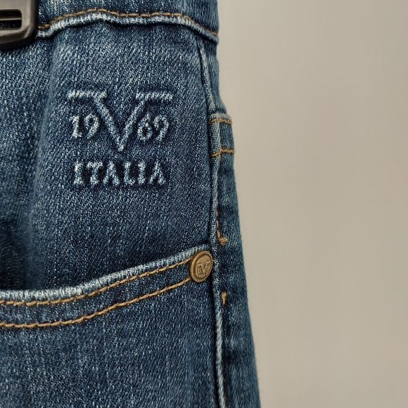 Versace 1969 mid rise skinny distressed jeans size 29 - Picture 3 of 9